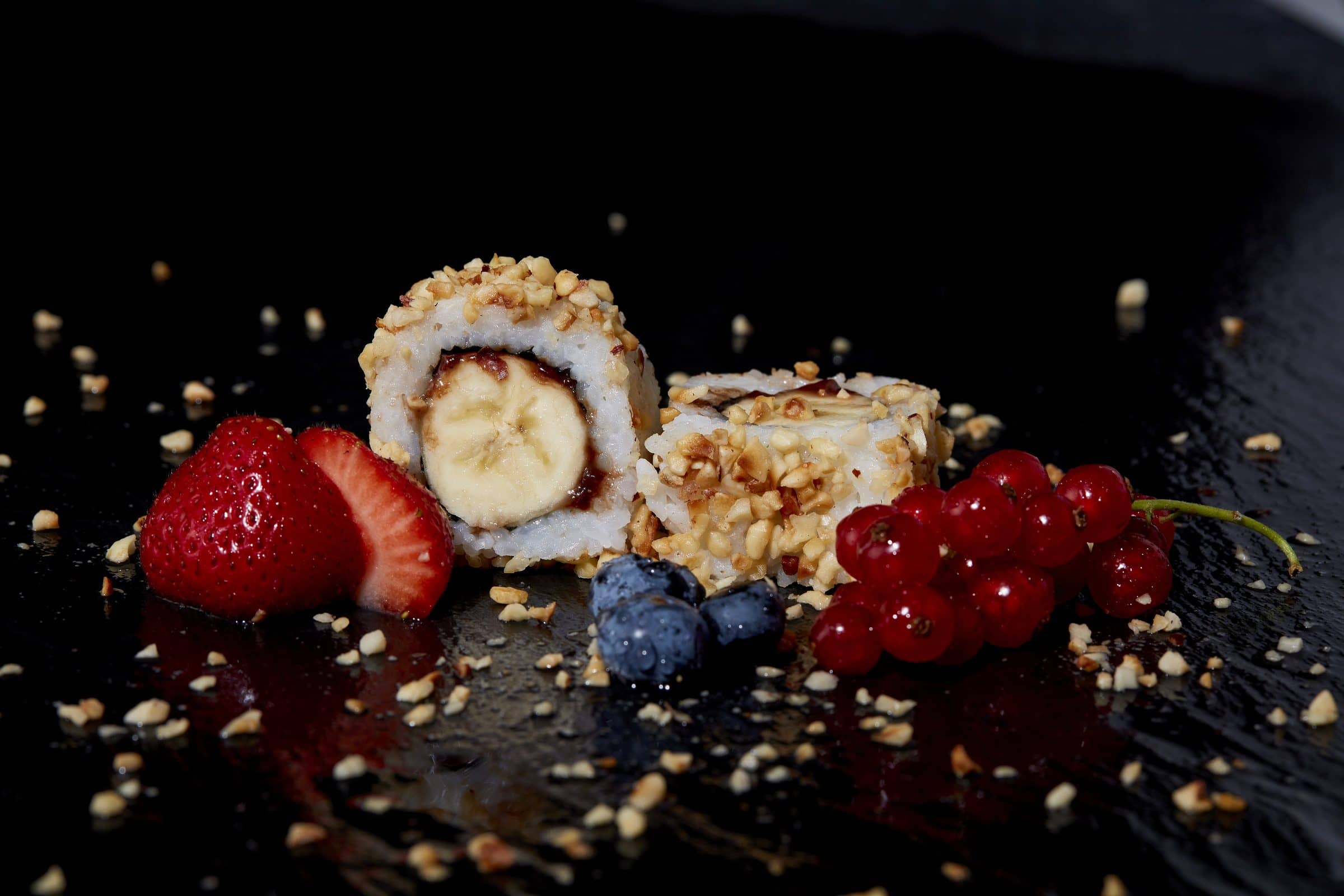 Sweet Uramaki mit Beeren